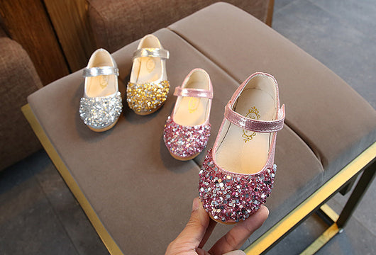 Zapatos de Cuero para Niña Estilo Princesa con Diamantes - Image 22