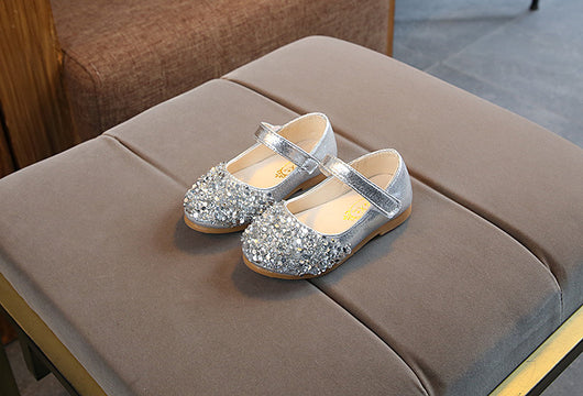 Zapatos de Cuero para Niña Estilo Princesa con Diamantes - Image 25