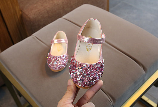Zapatos de Cuero para Niña Estilo Princesa con Diamantes - Image 26