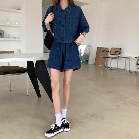 Conjunto de Moda Mujer: Cardigan, Chaqueta y Shorts Pierna Ancha - Image 14