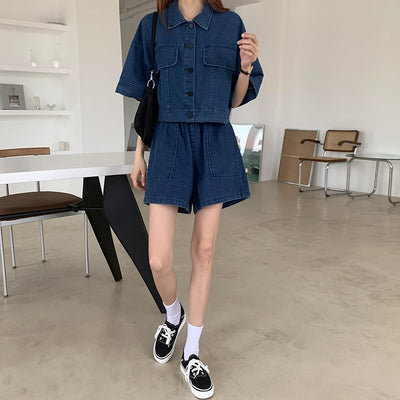 Conjunto de Moda Mujer: Cardigan, Chaqueta y Shorts Pierna Ancha - Image 17