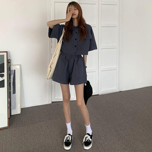 Conjunto de Moda Mujer: Cardigan, Chaqueta y Shorts Pierna Ancha - Image 18