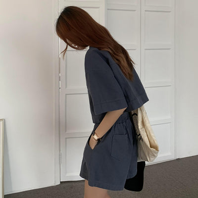 Conjunto de Moda Mujer: Cardigan, Chaqueta y Shorts Pierna Ancha - Image 22
