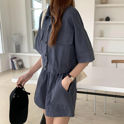 Conjunto de Moda Mujer: Cardigan, Chaqueta y Shorts Pierna Ancha - Image 23
