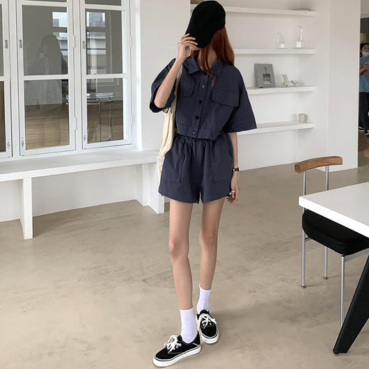Conjunto de Moda Mujer: Cardigan, Chaqueta y Shorts Pierna Ancha - Image 30