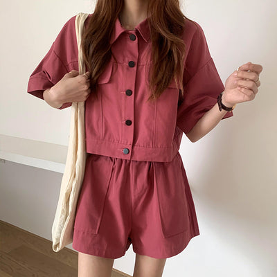 Conjunto de Moda Mujer: Cardigan, Chaqueta y Shorts Pierna Ancha - Image 33