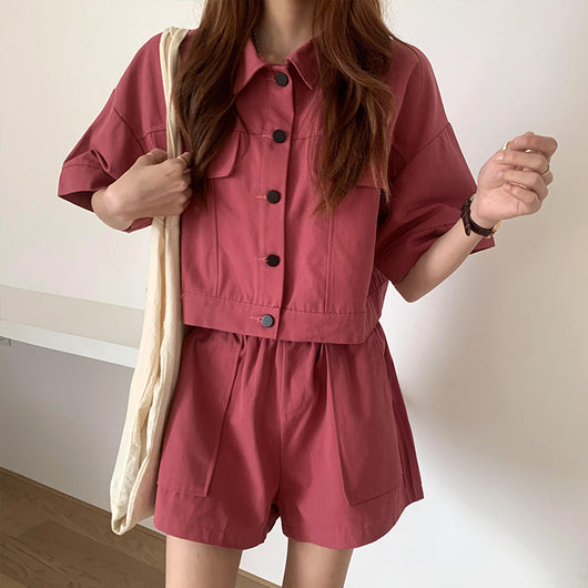 Conjunto de Moda Mujer: Cardigan, Chaqueta y Shorts Pierna Ancha - Image 33