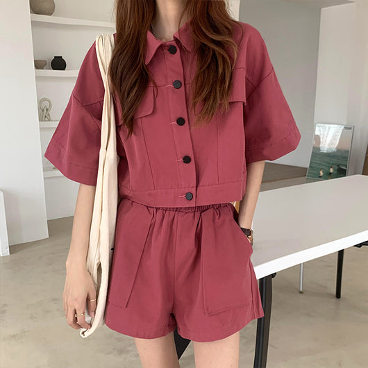 Conjunto de Moda Mujer: Cardigan, Chaqueta y Shorts Pierna Ancha - Image 35