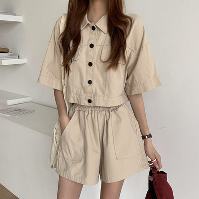 Conjunto de Moda Mujer: Cardigan, Chaqueta y Shorts Pierna Ancha - Image 41