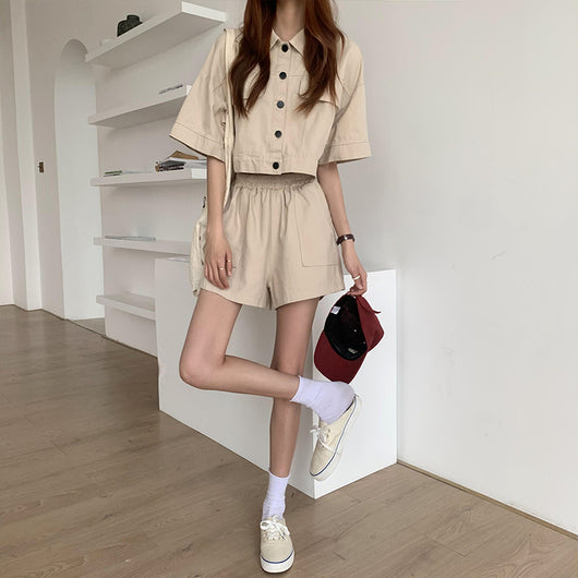 Conjunto de Moda Mujer: Cardigan, Chaqueta y Shorts Pierna Ancha - Image 43