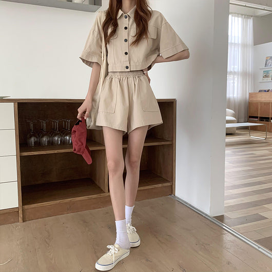 Conjunto de Moda Mujer: Cardigan, Chaqueta y Shorts Pierna Ancha - Image 44