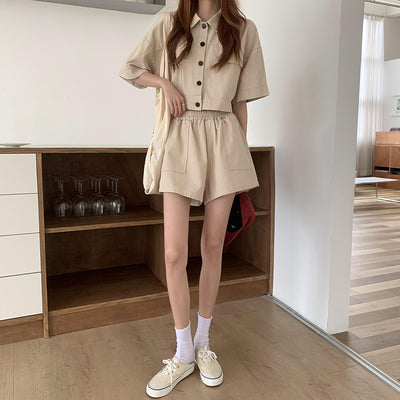 Conjunto de Moda Mujer: Cardigan, Chaqueta y Shorts Pierna Ancha - Image 47