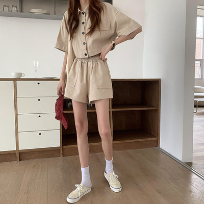 Conjunto de Moda Mujer: Cardigan, Chaqueta y Shorts Pierna Ancha - Image 51