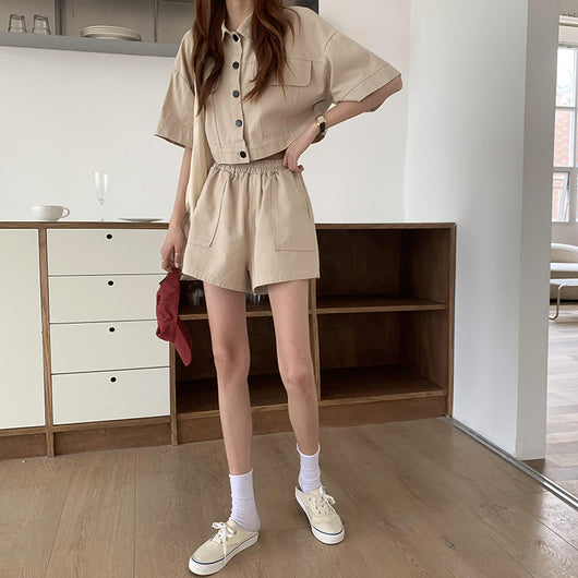 Conjunto de Moda Mujer: Cardigan, Chaqueta y Shorts Pierna Ancha - Image 51
