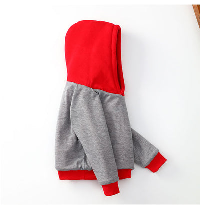 Bright yellow baby hooded sweater with "OH, YES." text, long sleeves, ribbed cuffs, and a kangaroo pocket. - Image 8