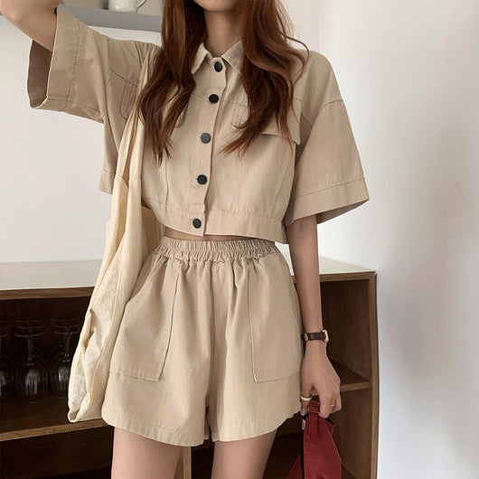 Conjunto de Moda Mujer: Cardigan, Chaqueta y Shorts Pierna Ancha - Image 52
