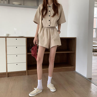 Conjunto de Moda Mujer: Cardigan, Chaqueta y Shorts Pierna Ancha - Image 53