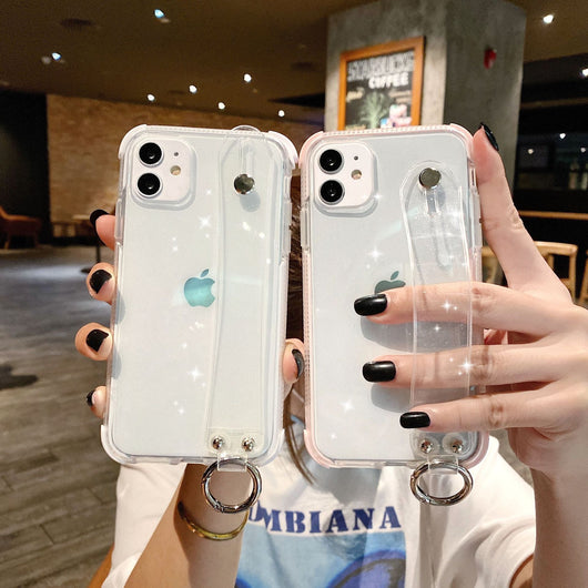 Funda Transparente Antigolpes para iPhone con Brillo Protector - Image 2