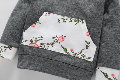Conjunto de Sudadera Floral Lucia - Set de 3 Piezas para Niños - Image 7