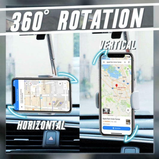 Soporte Multifuncional para Auto con Espejo Retrovisor, Grabadora de Conducción y GPS - Image 6