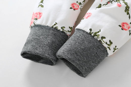 Conjunto de Sudadera Floral Lucia - Set de 3 Piezas para Niños - Image 9