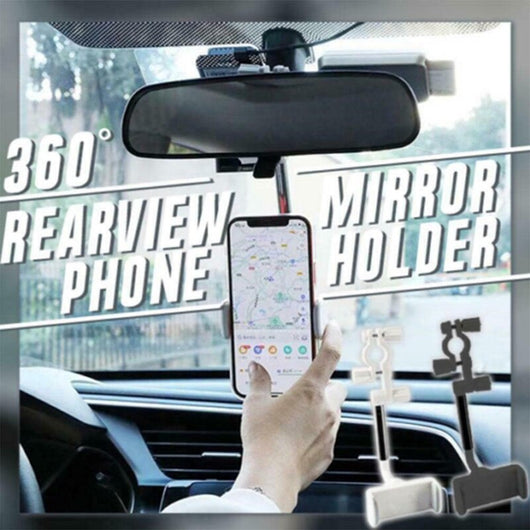 Soporte Multifuncional para Auto con Espejo Retrovisor, Grabadora de Conducción y GPS - Image 9