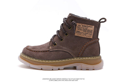Botas Martin Infantiles de Cuero y Terciopelo - Estilo y Comodidad - Image 13