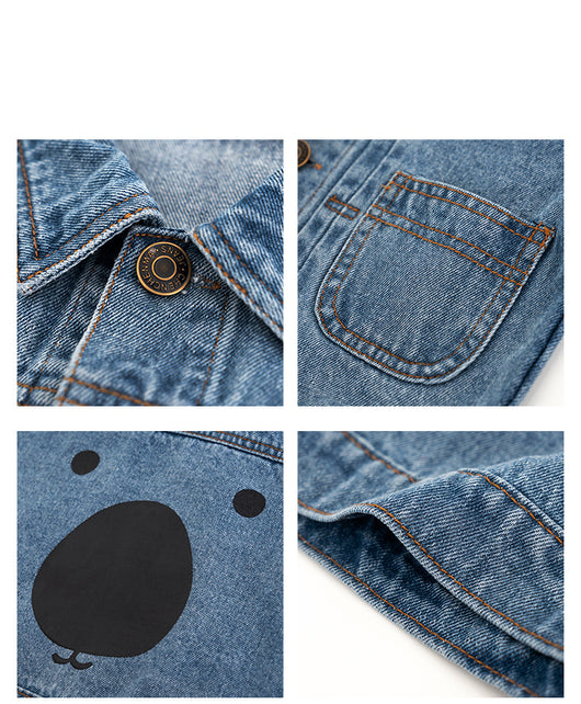 Chaqueta de Mezclilla con Diseño de Osito para Niño - Image 24