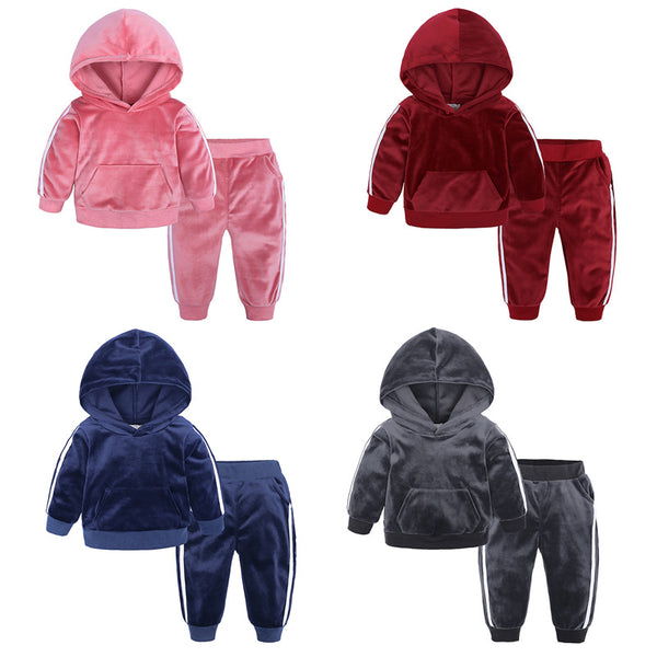 Conjunto Doble de Terciopelo para Niños