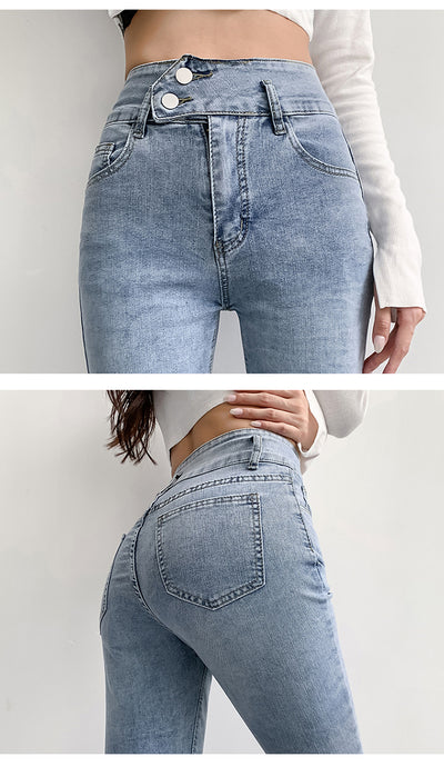 Pantalones Cropped Acampanados Talle Alto Efecto Reductor para Mujer - Image 13