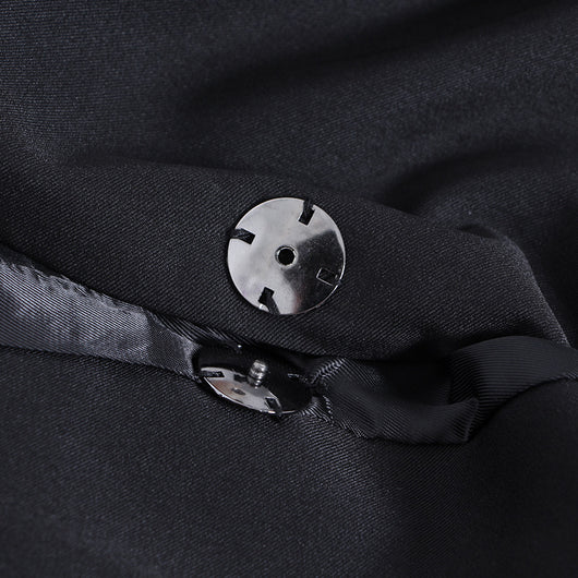 Blazer Mujer Jacquard Bordado con Flecos Diagonales Irregulares - Image 10