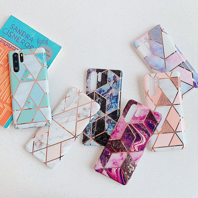 Funda de Mármol Electrochapado para Celular - Image 5