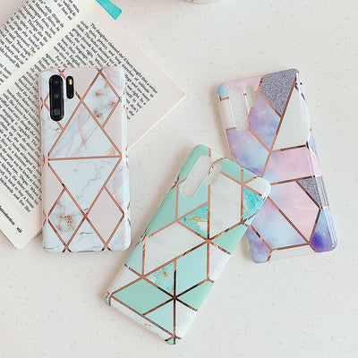 Funda de Mármol Electrochapado para Celular - Image 6