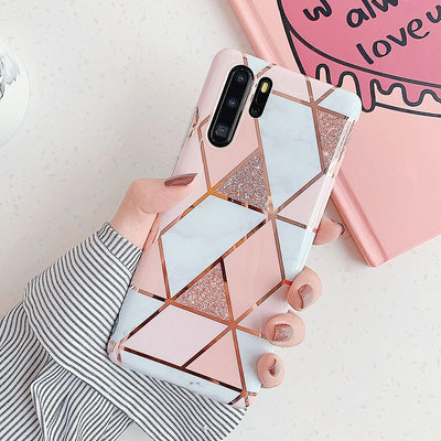 Funda de Mármol Electrochapado para Celular - Image 7