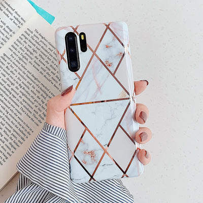 Funda de Mármol Electrochapado para Celular - Image 9
