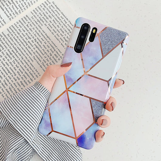 Funda de Mármol Electrochapado para Celular - Image 10