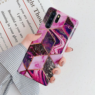 Funda de Mármol Electrochapado para Celular - Image 11
