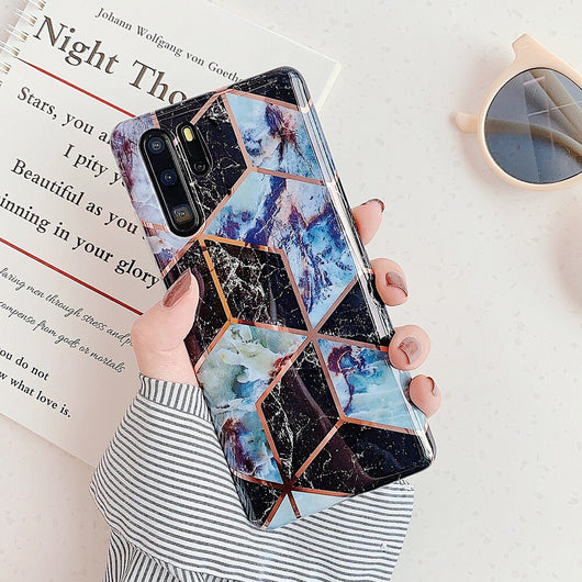 Funda de Mármol Electrochapado para Celular - Image 12