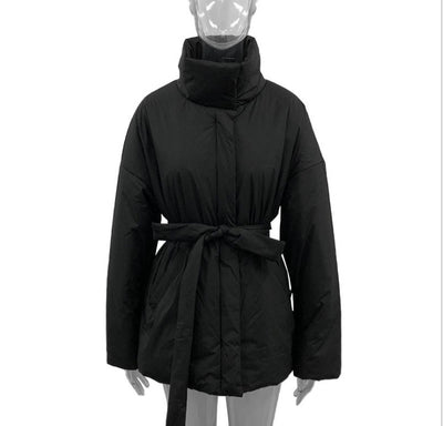Chaqueta de Algodón para Mujer con Cuello Mao Elegante - Image 11