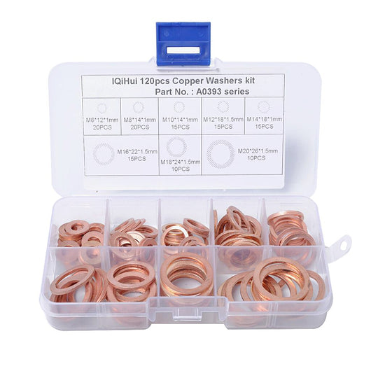 Kit de 120 Juntas de Cobre Recocidas para Sellos Hidráulicos - Image 8