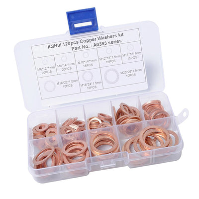 Kit de 120 Juntas de Cobre Recocidas para Sellos Hidráulicos - Image 9