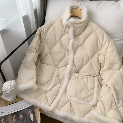 Chaqueta Corta Mujer con Plumón de Pato y Detalles de Visón - Image 21