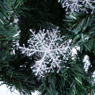 Copos de Nieve Decorativos de Plástico Cepillado para Navidad - Image 8