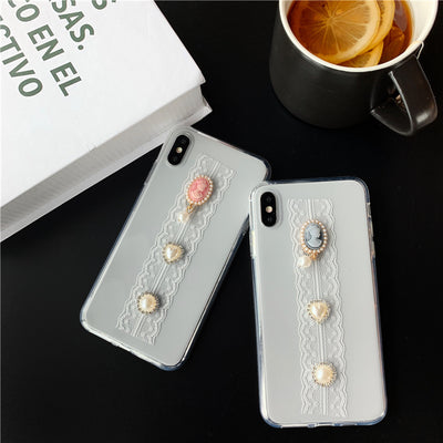 Funda para celular con encaje vintage para niña - Image 7