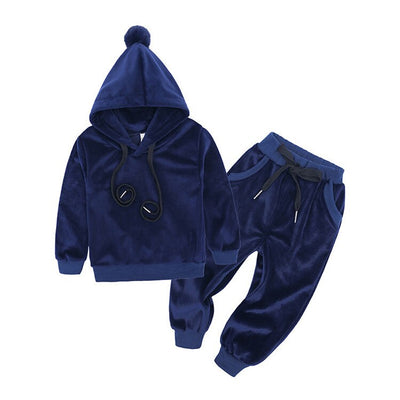 Traje Infantil de Terciopelo Dorado - Image 2