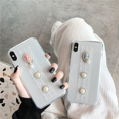 Funda para celular con encaje vintage para niña - Image 8