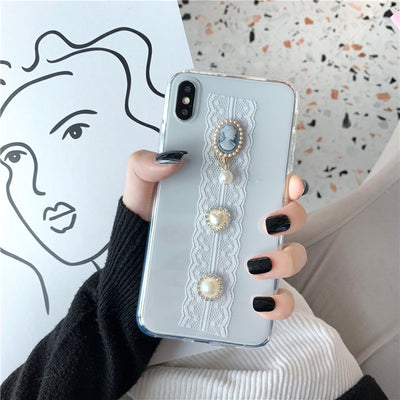 Funda para celular con encaje vintage para niña - Image 10