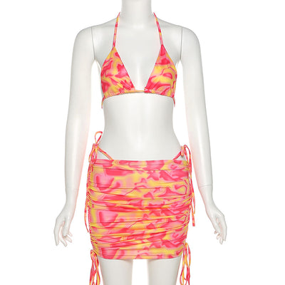Conjunto de Verano Elegante: Chaleco Ajustado + Falda Mini Casual para Mujer - Image 23