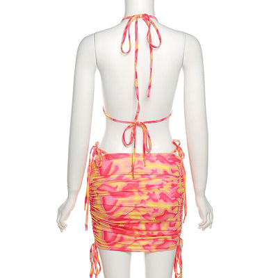 Conjunto de Verano Elegante: Chaleco Ajustado + Falda Mini Casual para Mujer - Image 25