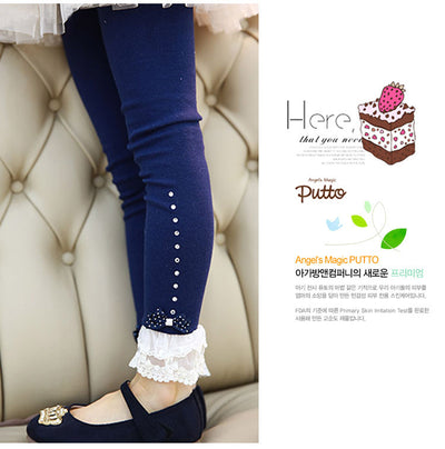 Leggings con Lazo y Volantes de Encaje - Image 6